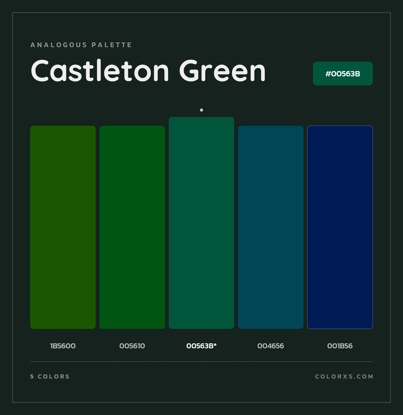 Castleton Green - Analogous Color Palette