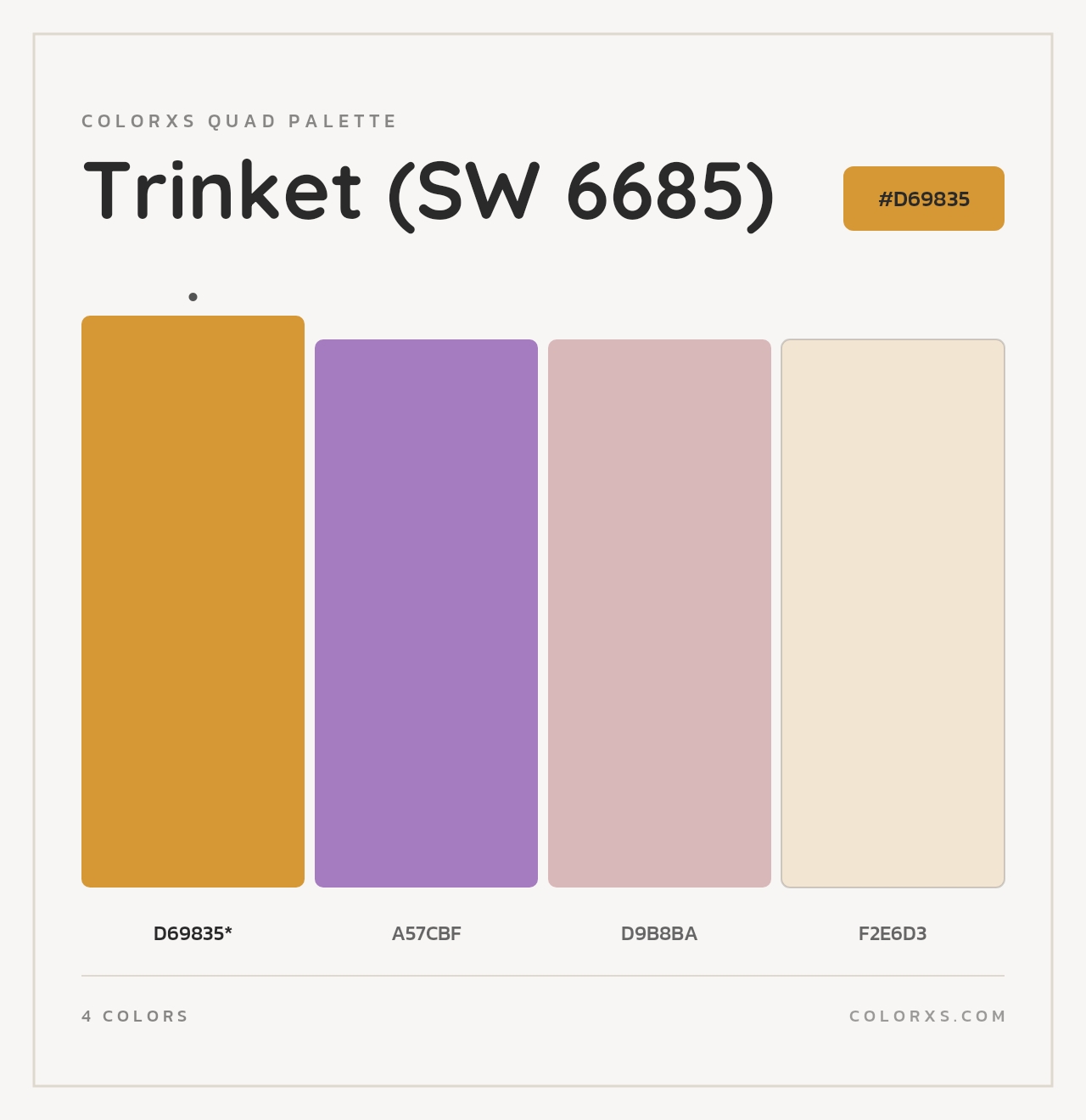 Trinket (SW 6685) - Colorxs Quad Palette