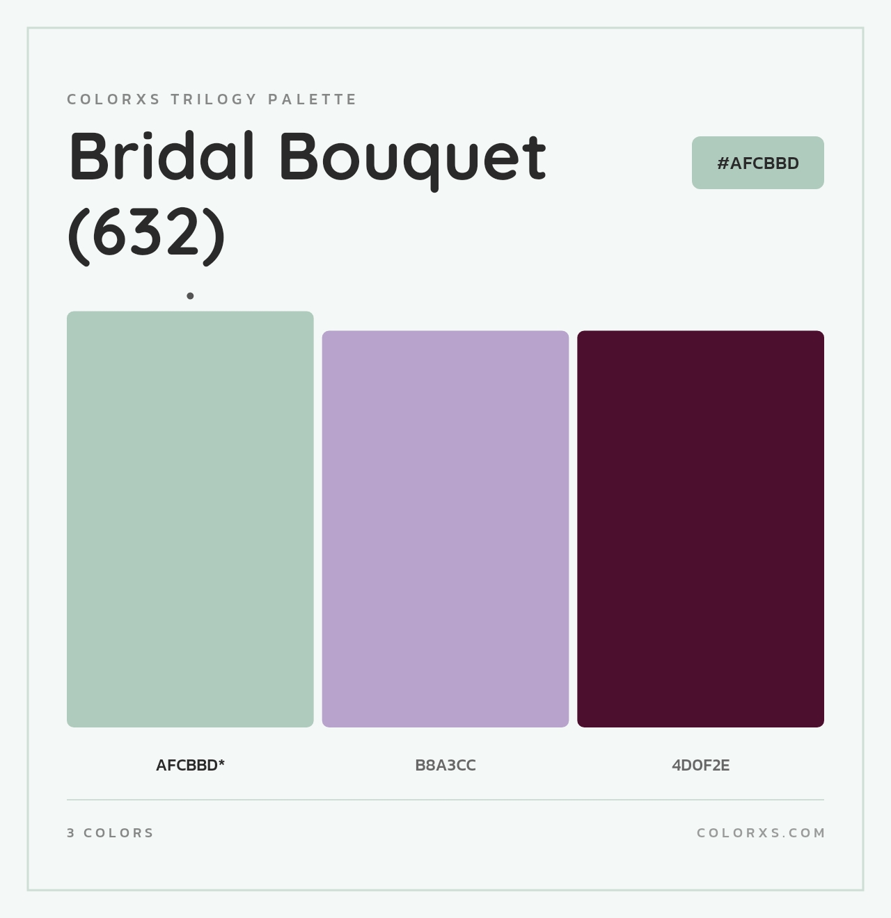 Bridal Bouquet (632) - Colorxs Trilogy Palette