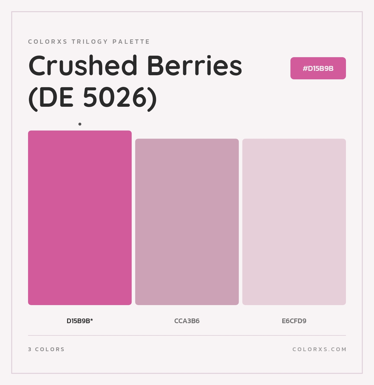 Crushed Berries (DE 5026) - Colorxs Trilogy Palette