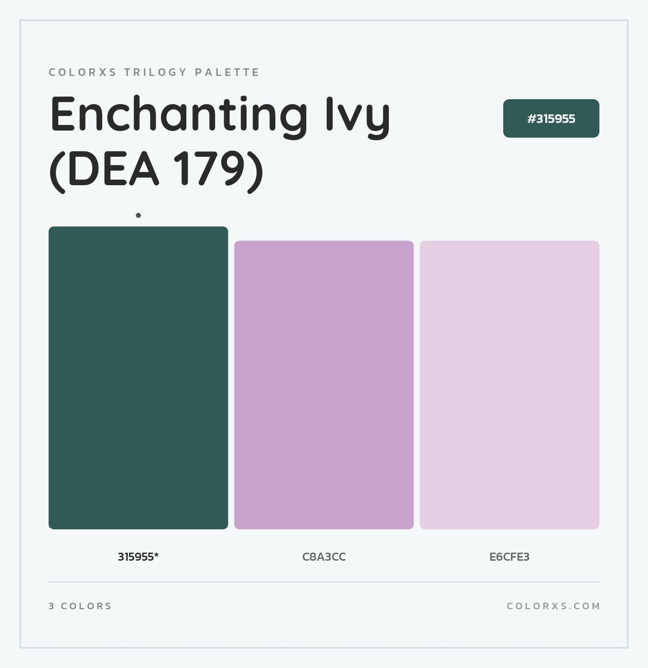 Enchanting Ivy (DEA 179) - Colorxs Trilogy Palette
