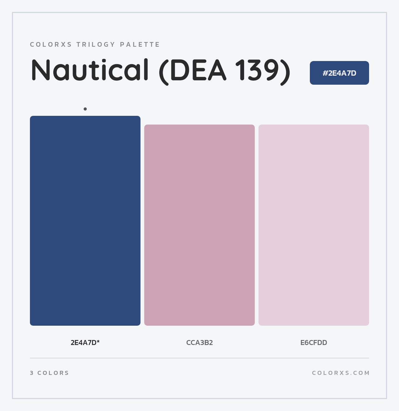 Nautical (DEA 139) - Colorxs Trilogy Palette