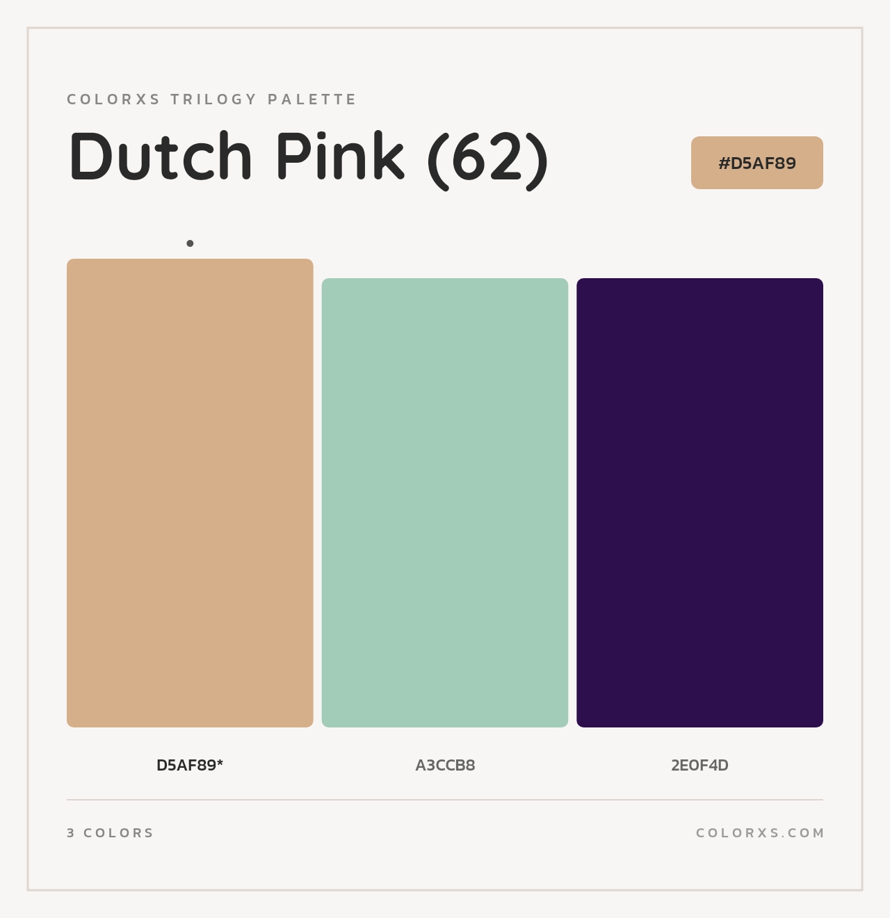 Dutch Pink (62) - Colorxs Trilogy Palette