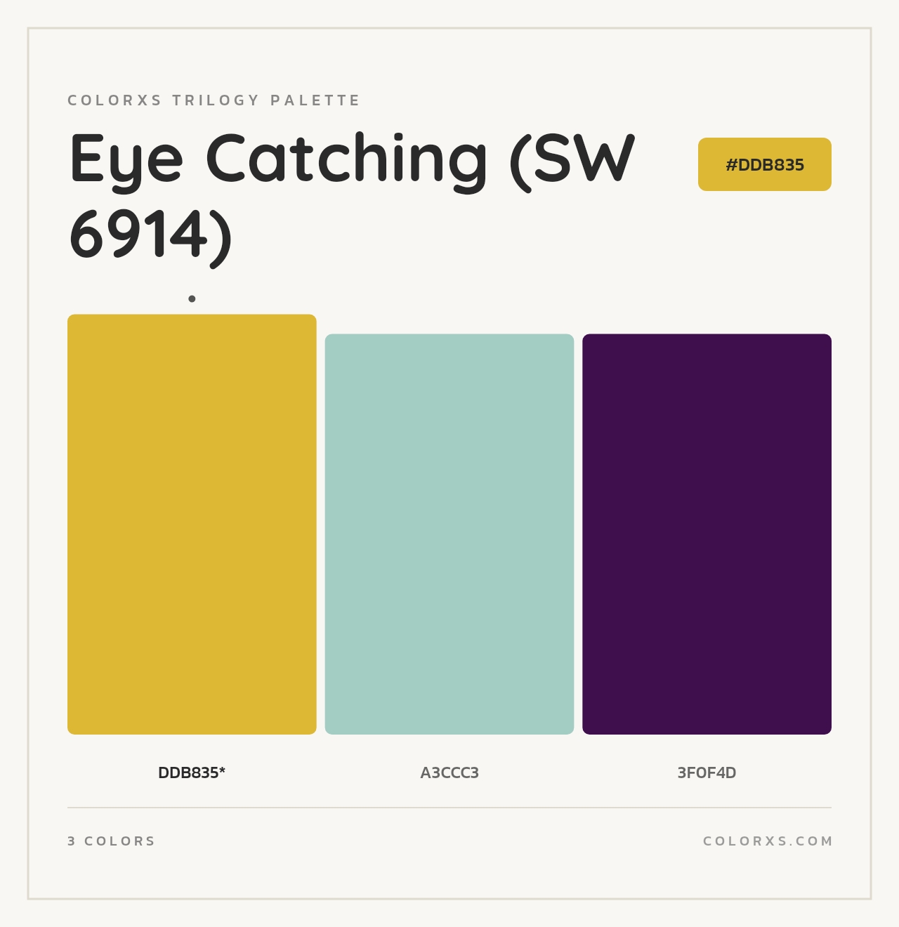 Eye Catching (SW 6914) - Colorxs Trilogy Palette