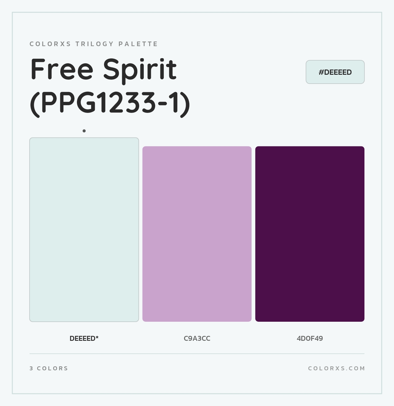 Free Spirit (PPG1233-1) - Colorxs Trilogy Palette