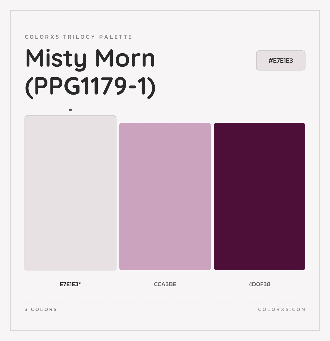 Misty Morn (PPG1179-1) - Colorxs Trilogy Palette