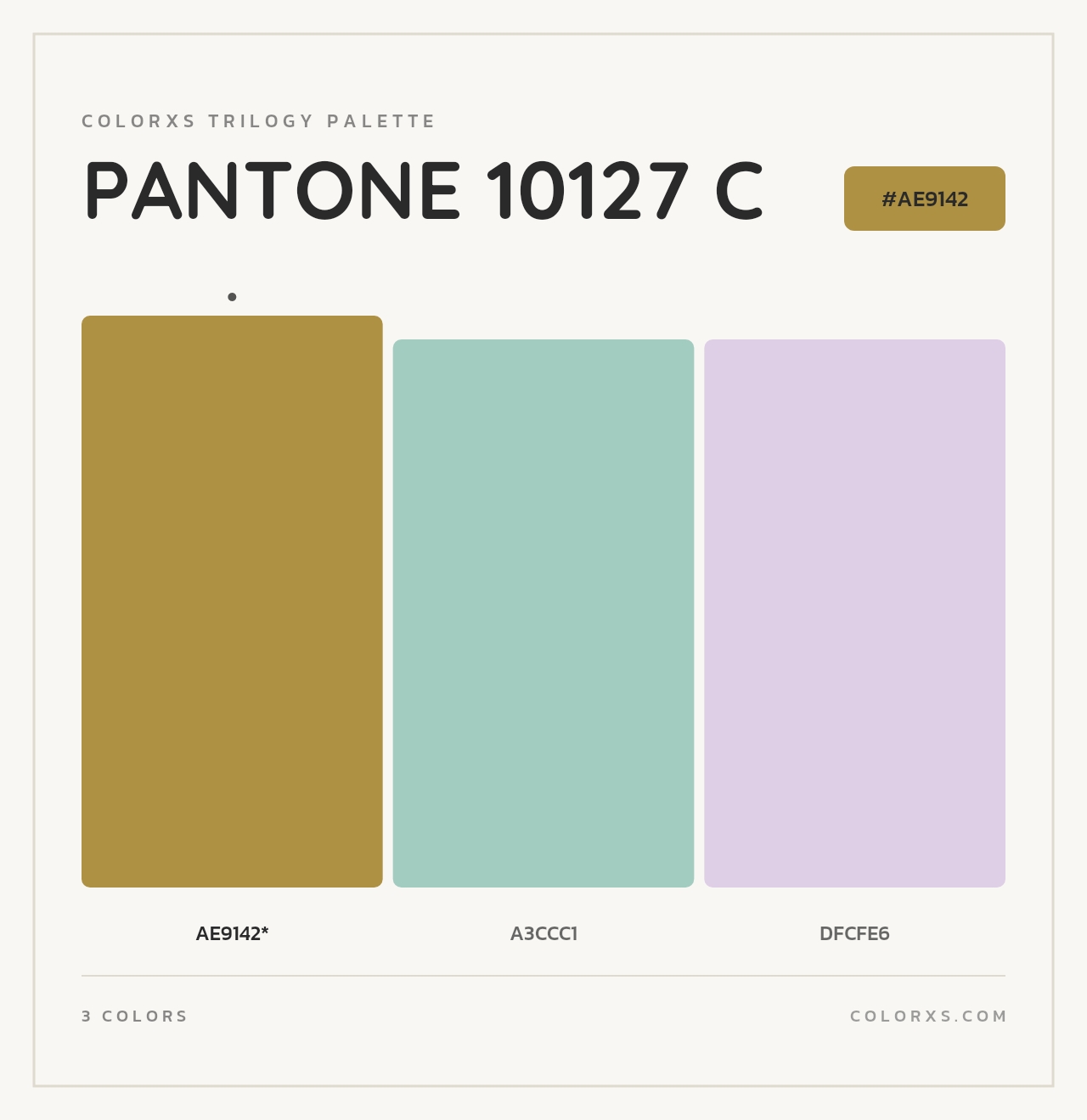 PANTONE 10127 C - Colorxs Trilogy Palette