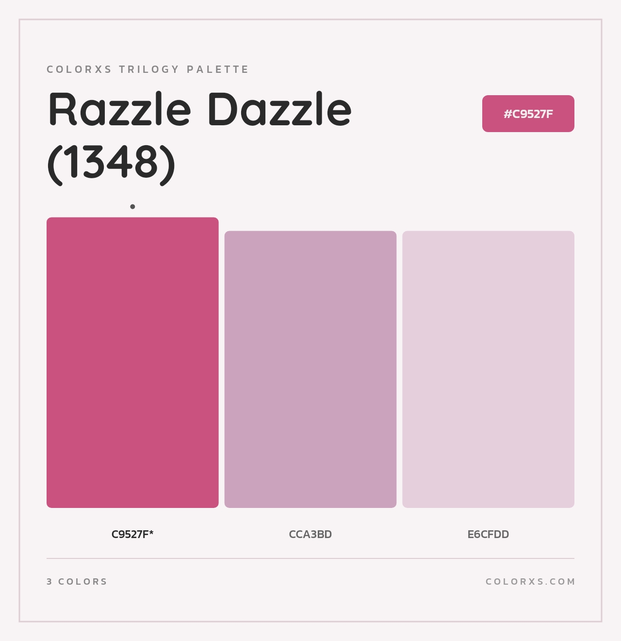 Razzle Dazzle (1348) - Colorxs Trilogy Palette