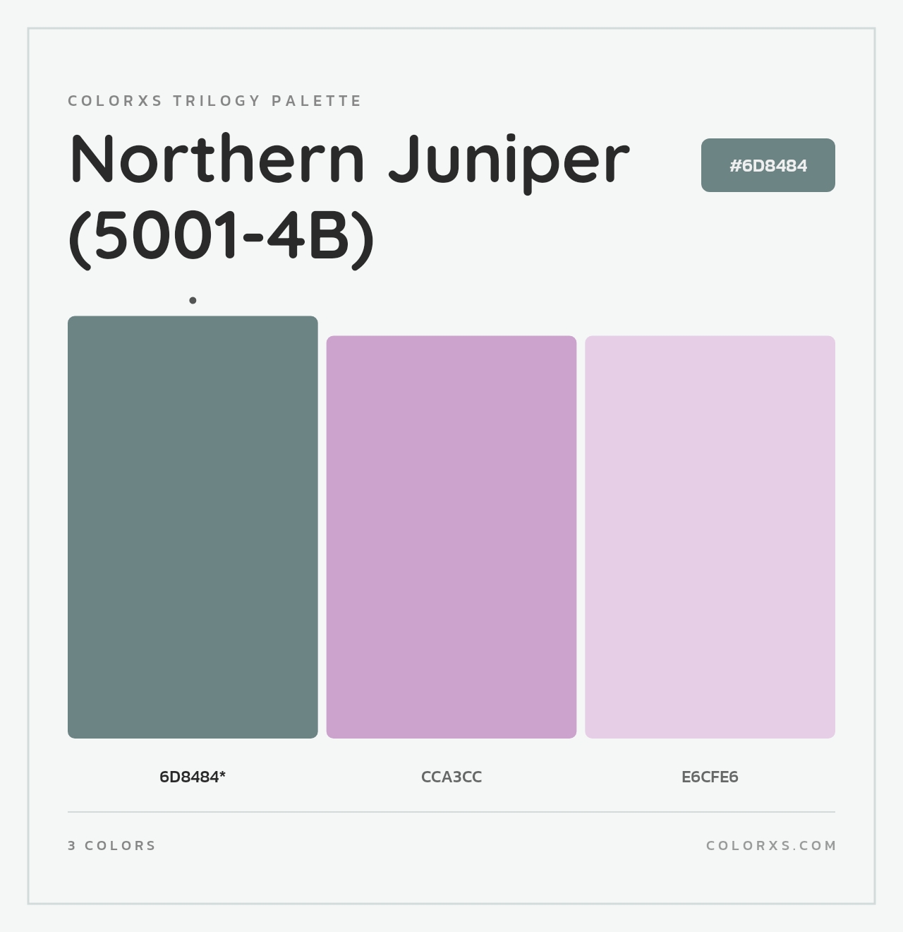 Northern Juniper (5001-4B) - Colorxs Trilogy Palette