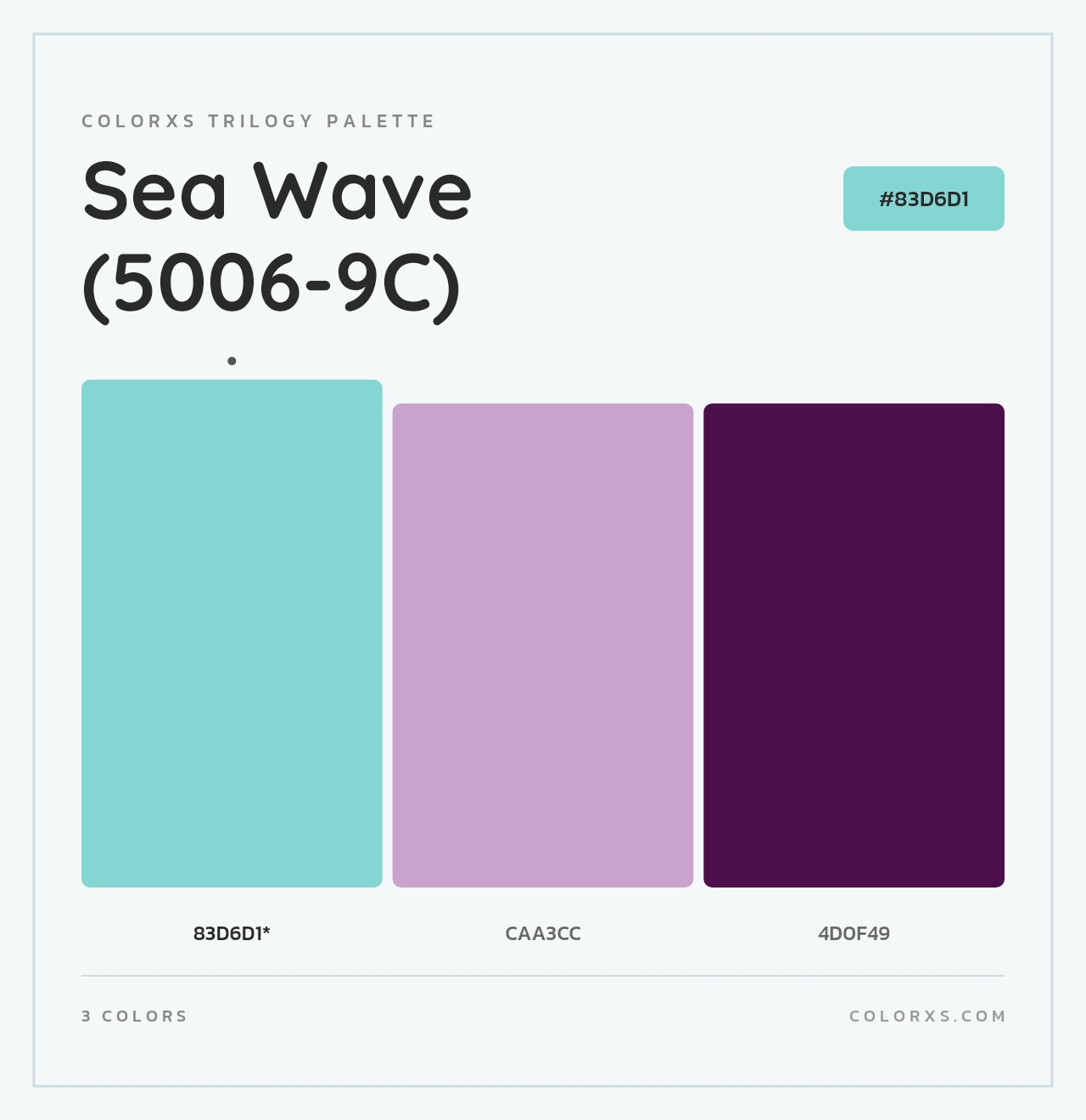 Sea Wave (5006-9C) - Colorxs Trilogy Palette