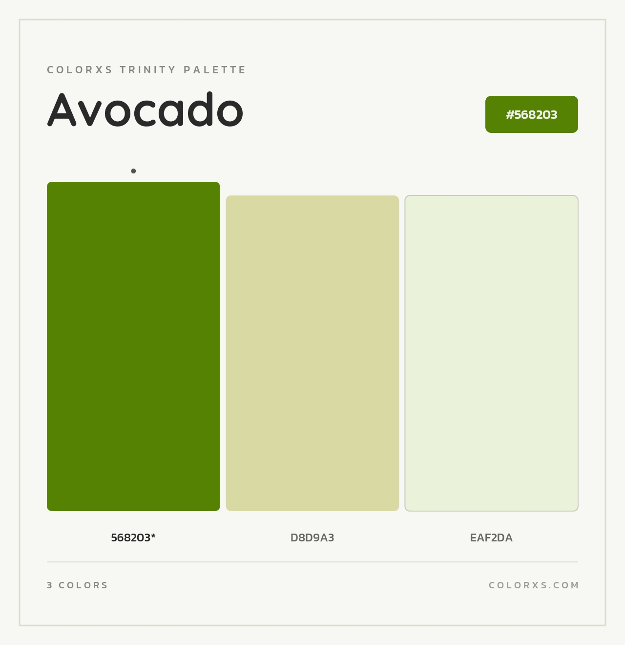 Avocado - Colorxs Trinity Palette