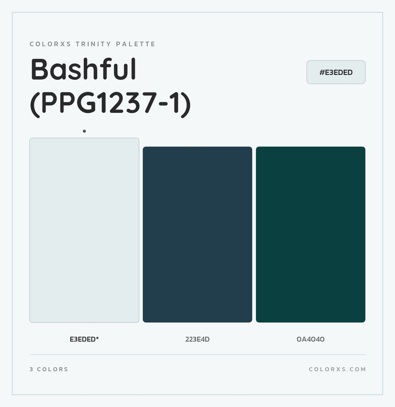 Bashful (PPG1237-1) - Colorxs Trinity Palette