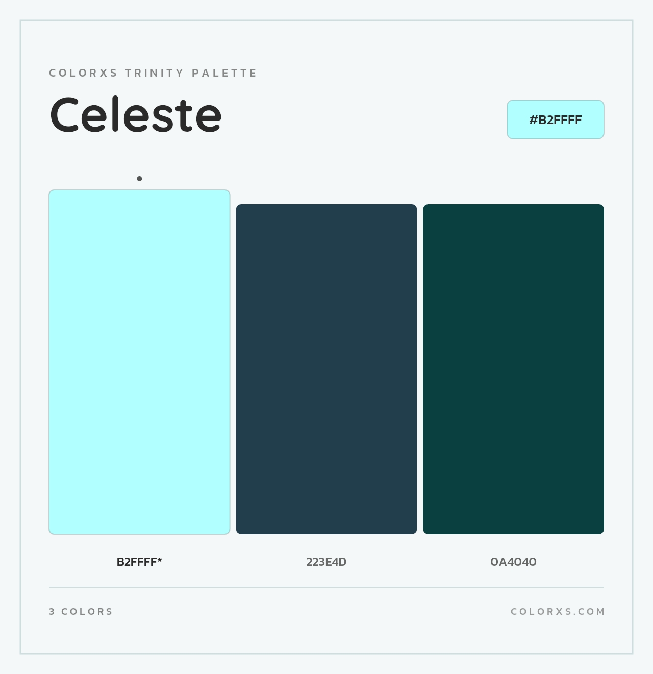 Celeste - Colorxs Trinity Palette