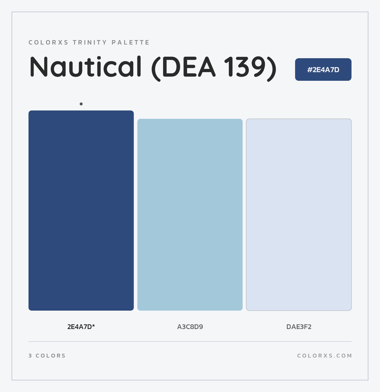 Nautical (DEA 139) - Colorxs Trinity Palette