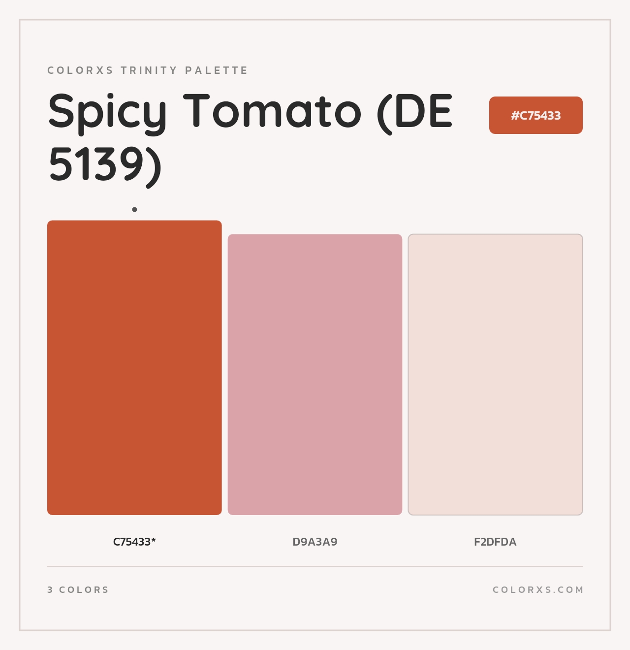 Spicy Tomato (DE 5139) - Colorxs Trinity Palette