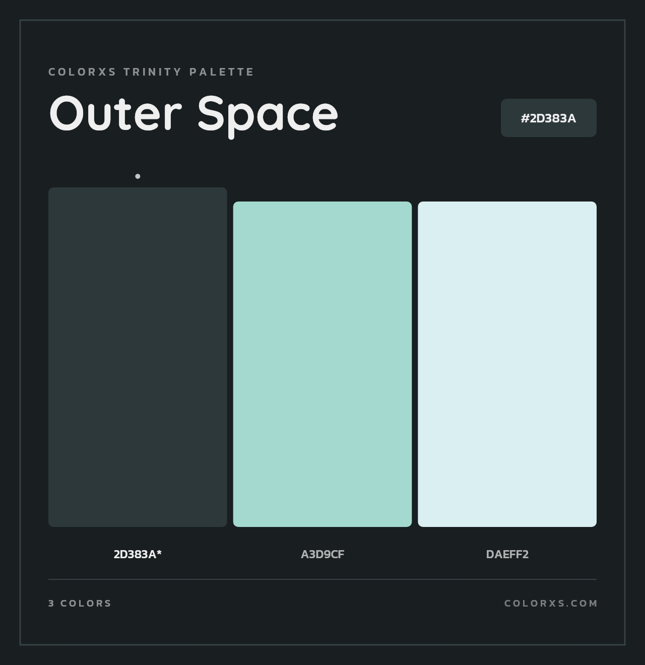 Outer Space - Colorxs Trinity Palette