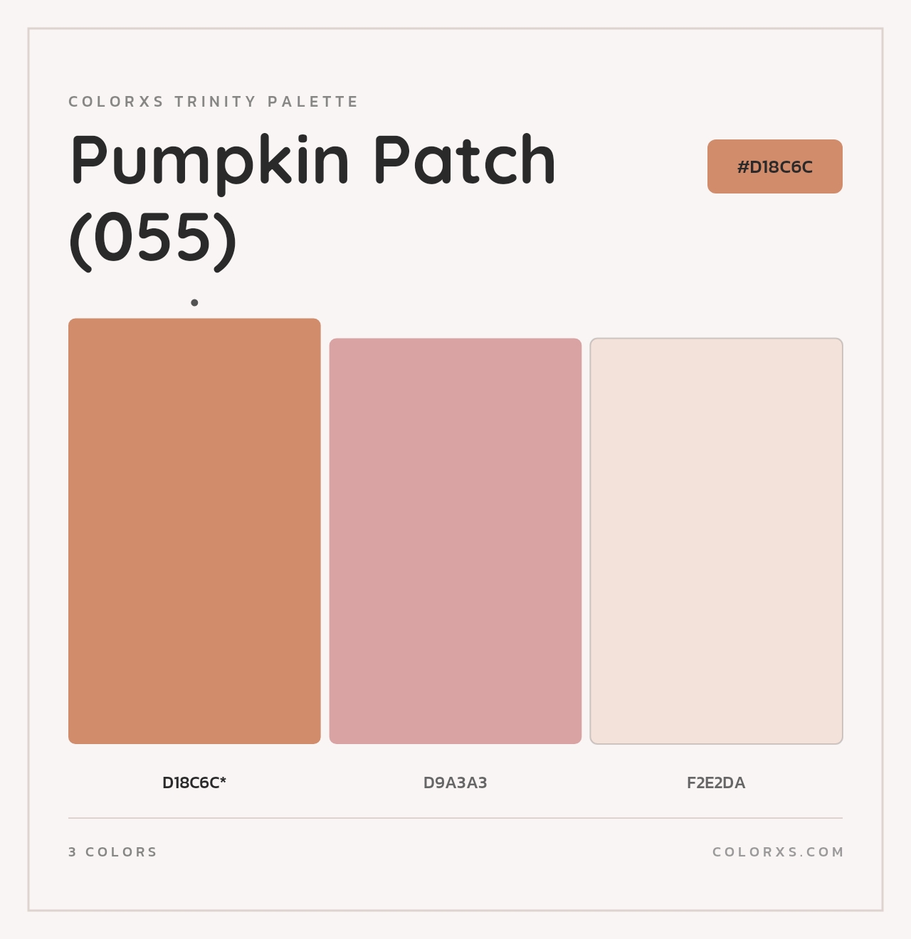 Pumpkin Patch (055) - Colorxs Trinity Palette