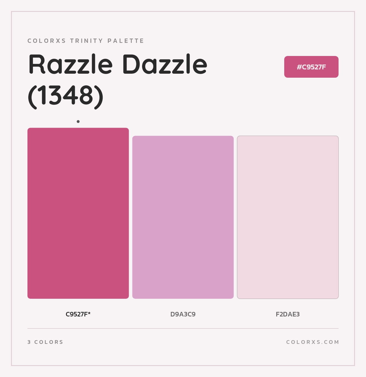 Razzle Dazzle (1348) - Colorxs Trinity Palette