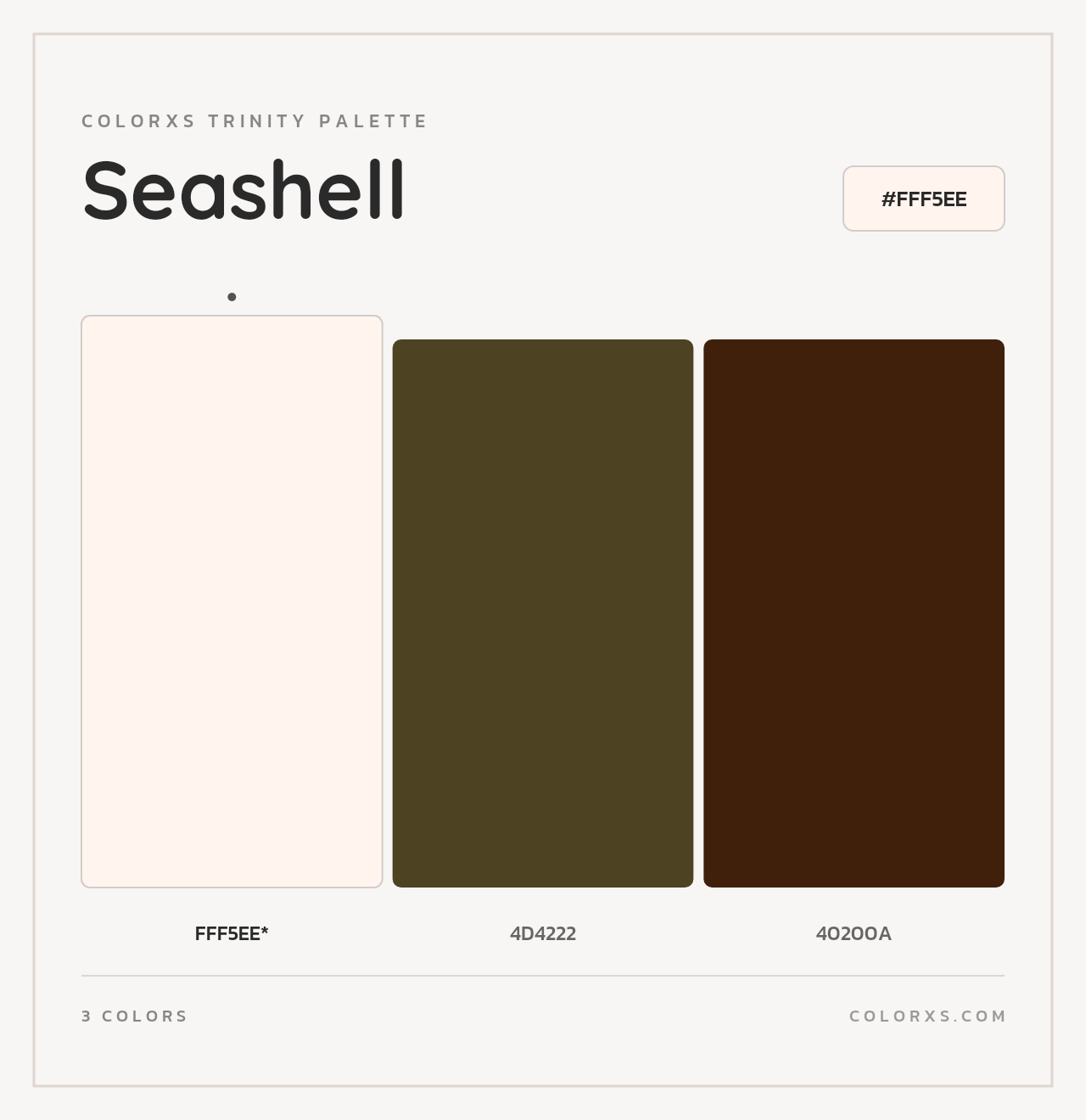 Seashell - Colorxs Trinity Palette