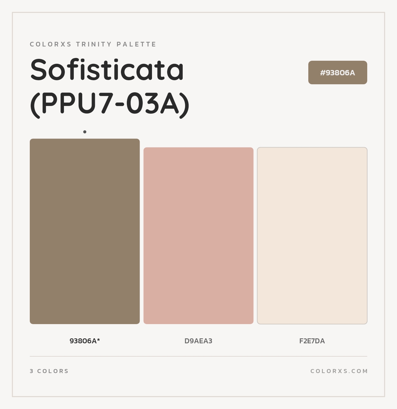 Sofisticata (PPU7-03A) - Colorxs Trinity Palette