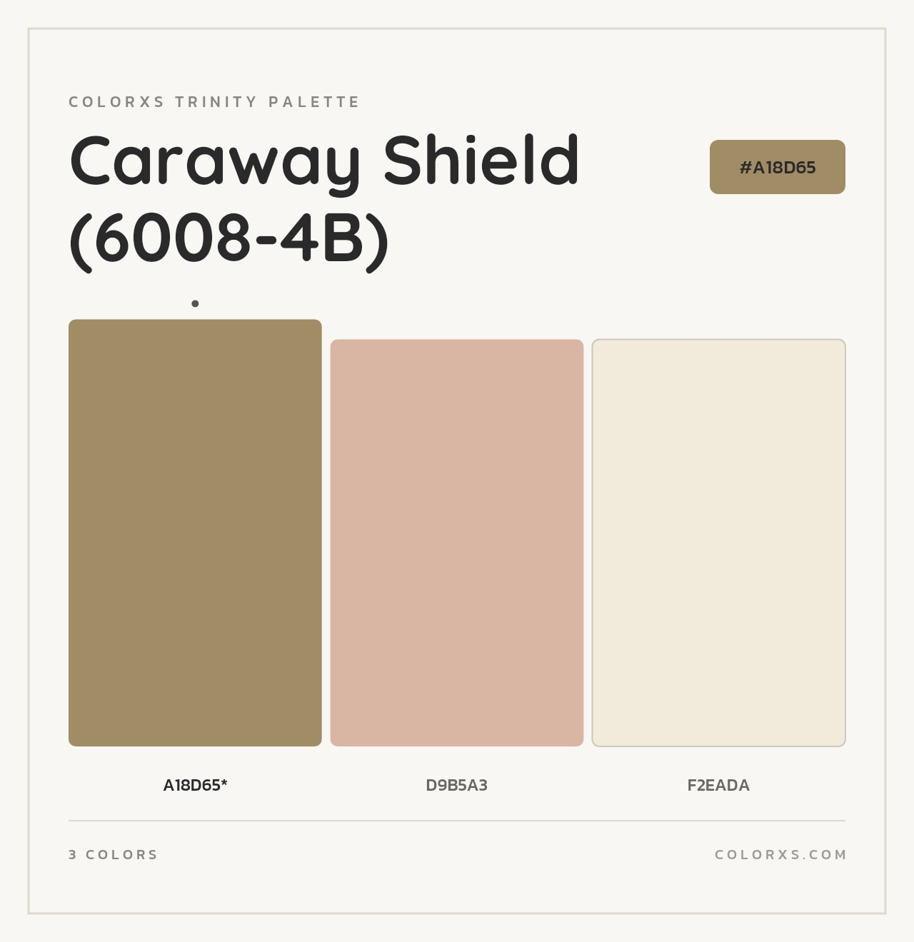 Caraway Shield (6008-4B) - Colorxs Trinity Palette