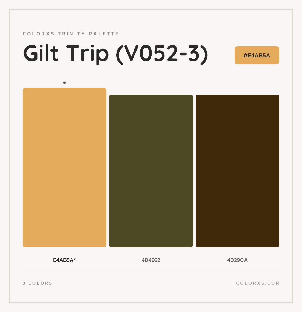 Gilt Trip (V052-3) - Colorxs Trinity Palette