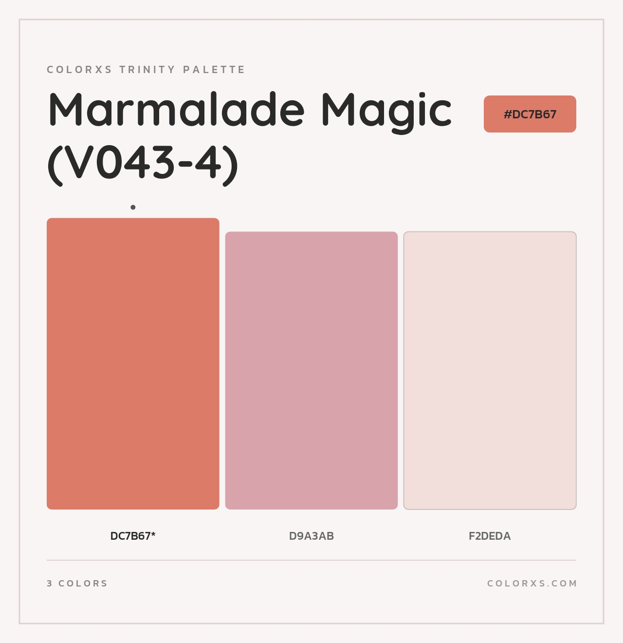 Marmalade Magic (V043-4) - Colorxs Trinity Palette
