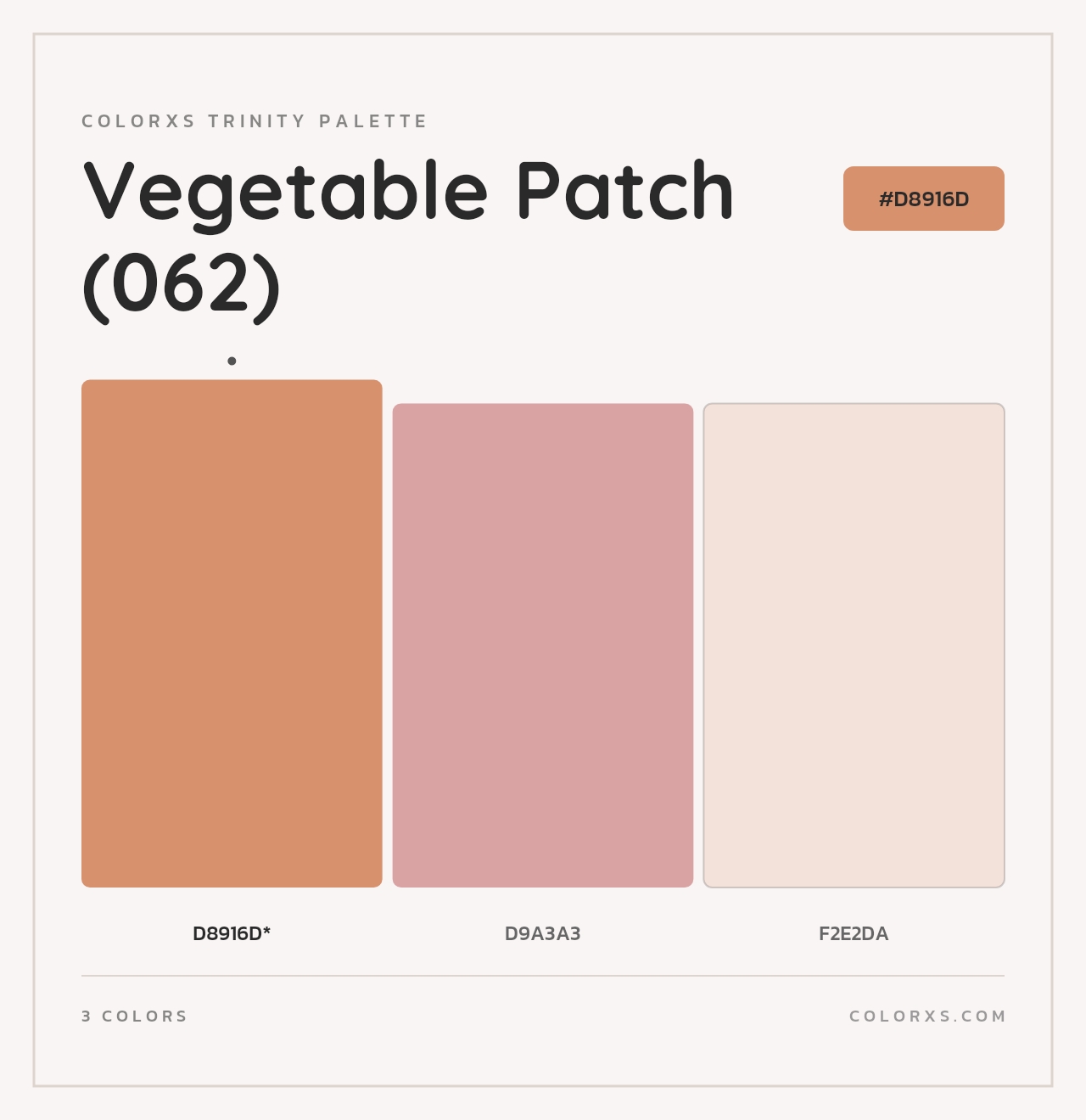 Vegetable Patch (062) - Colorxs Trinity Palette