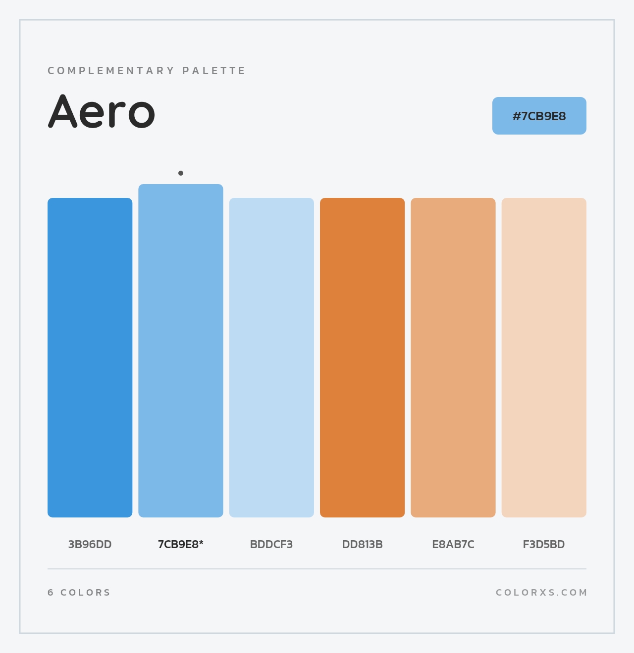 Aero - Complementary Color Palette