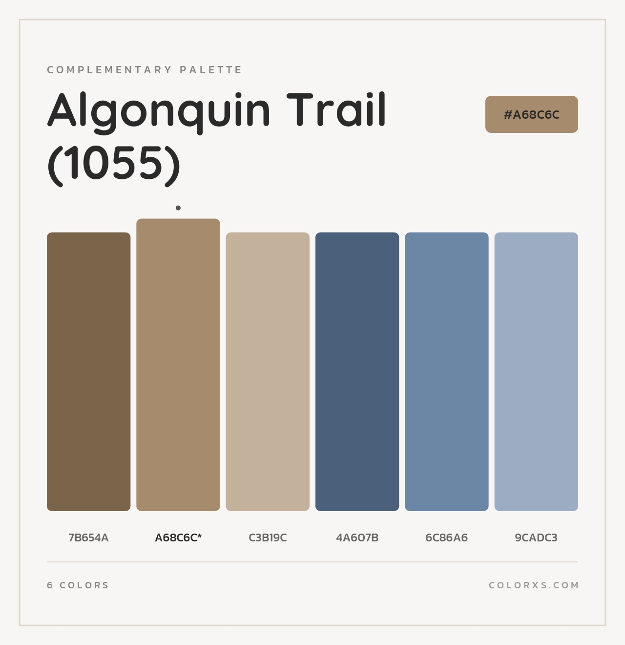 Algonquin Trail (1055) - Complementary Color Palette