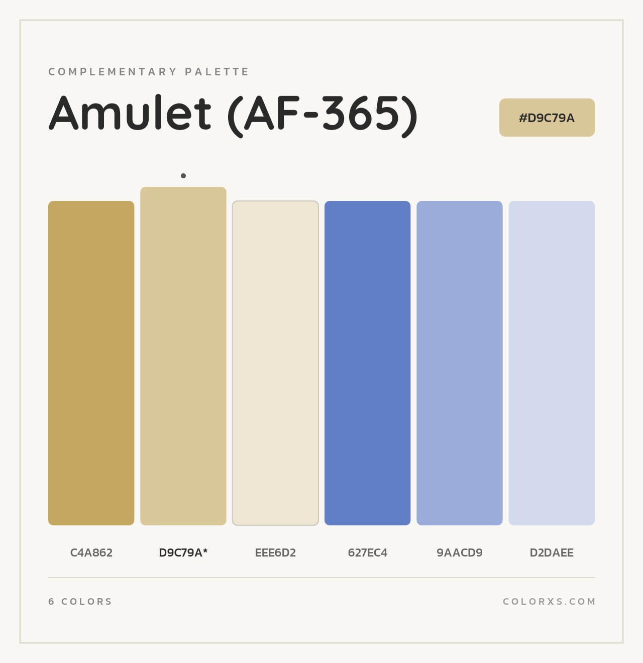 Amulet (AF-365) - Complementary Color Palette