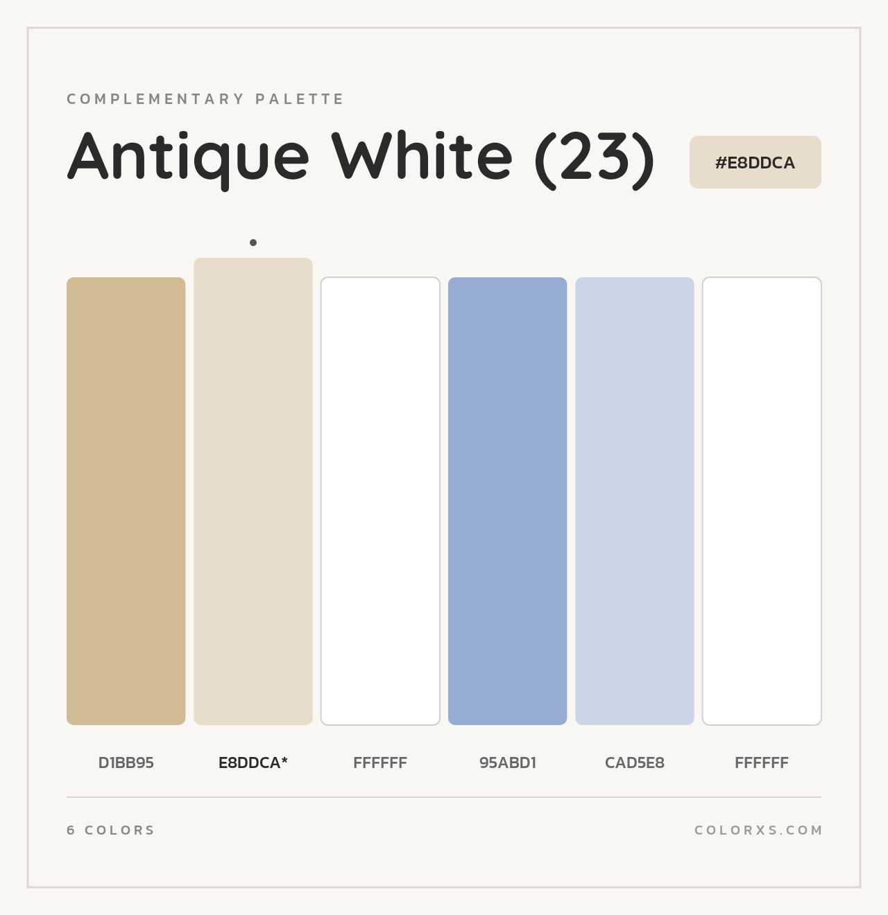 Antique White (23) - Complementary Color Palette