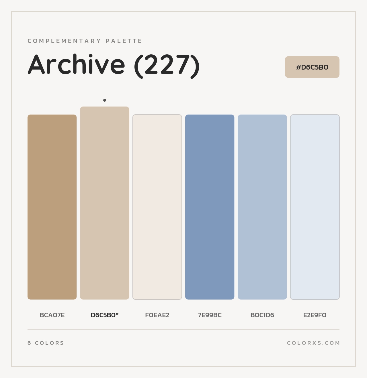 Archive (227) - Complementary Color Palette