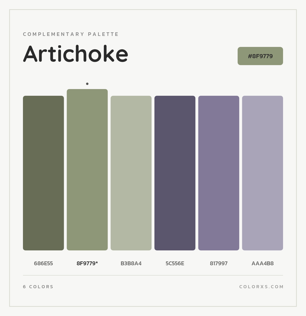 Artichoke - Complementary Color Palette