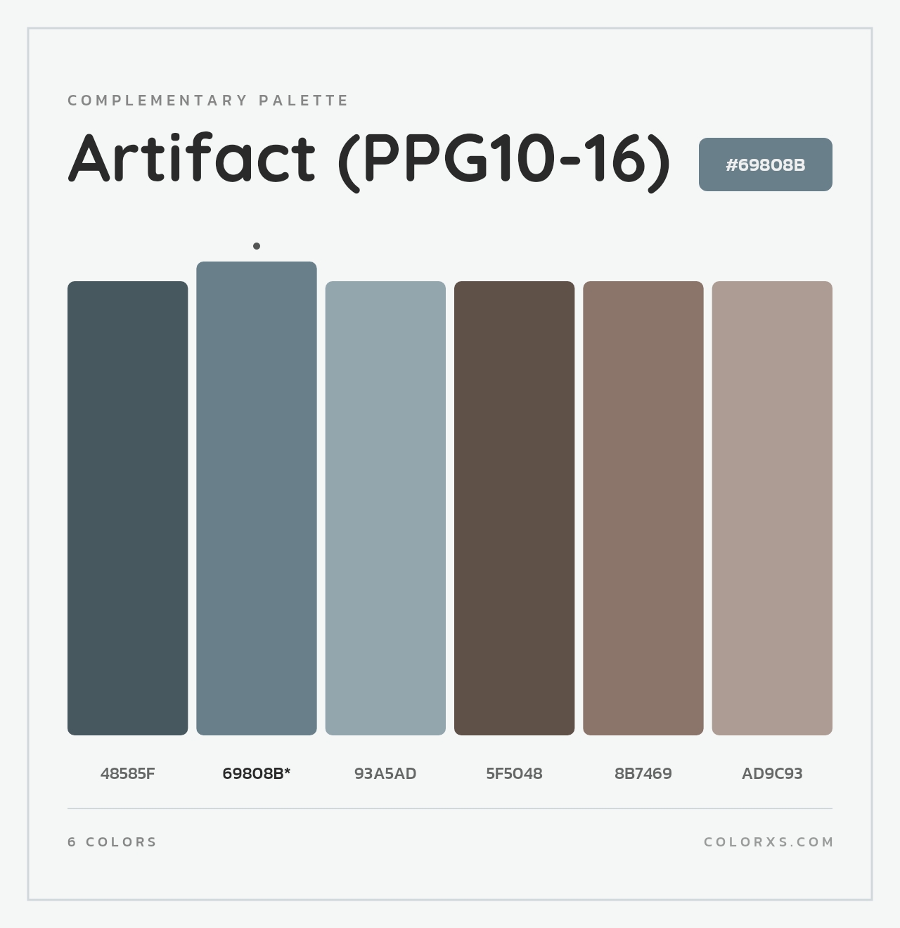 Artifact (PPG10-16) - Complementary Color Palette