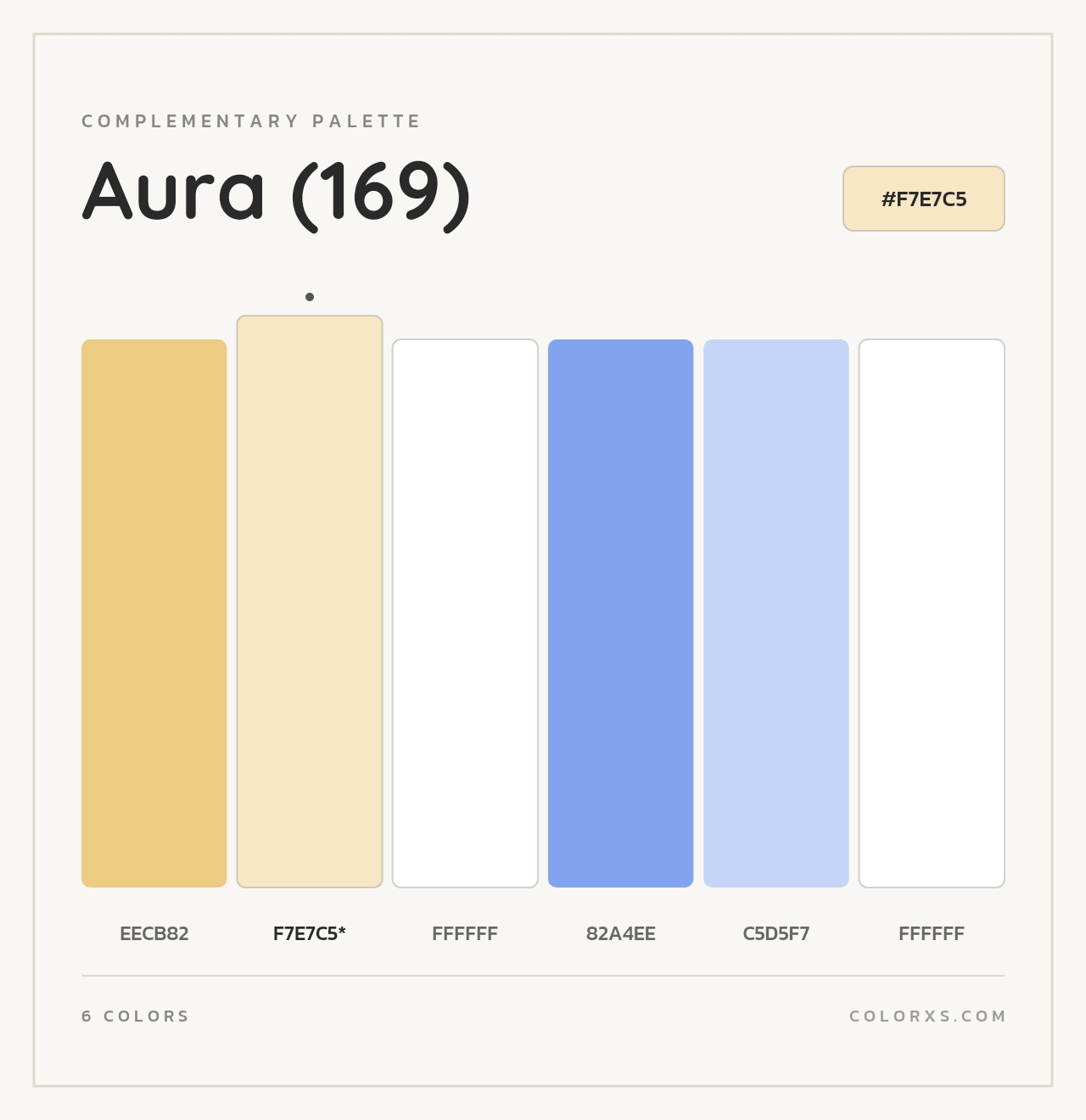 Aura (169) - Complementary Color Palette