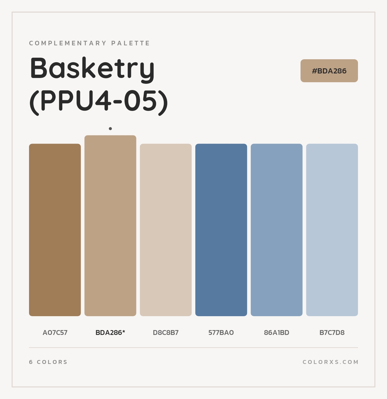 Basketry (PPU4-05) - Complementary Color Palette