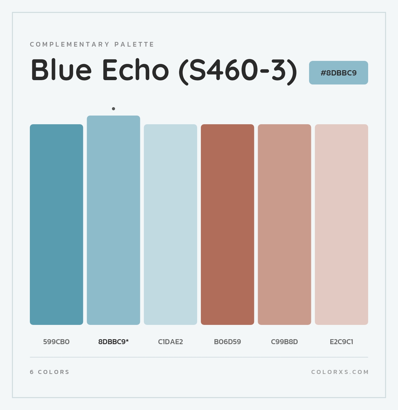 Blue Echo (S460-3) - Complementary Color Palette