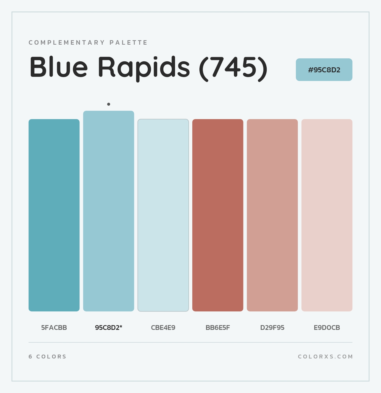 Blue Rapids (745) - Complementary Color Palette