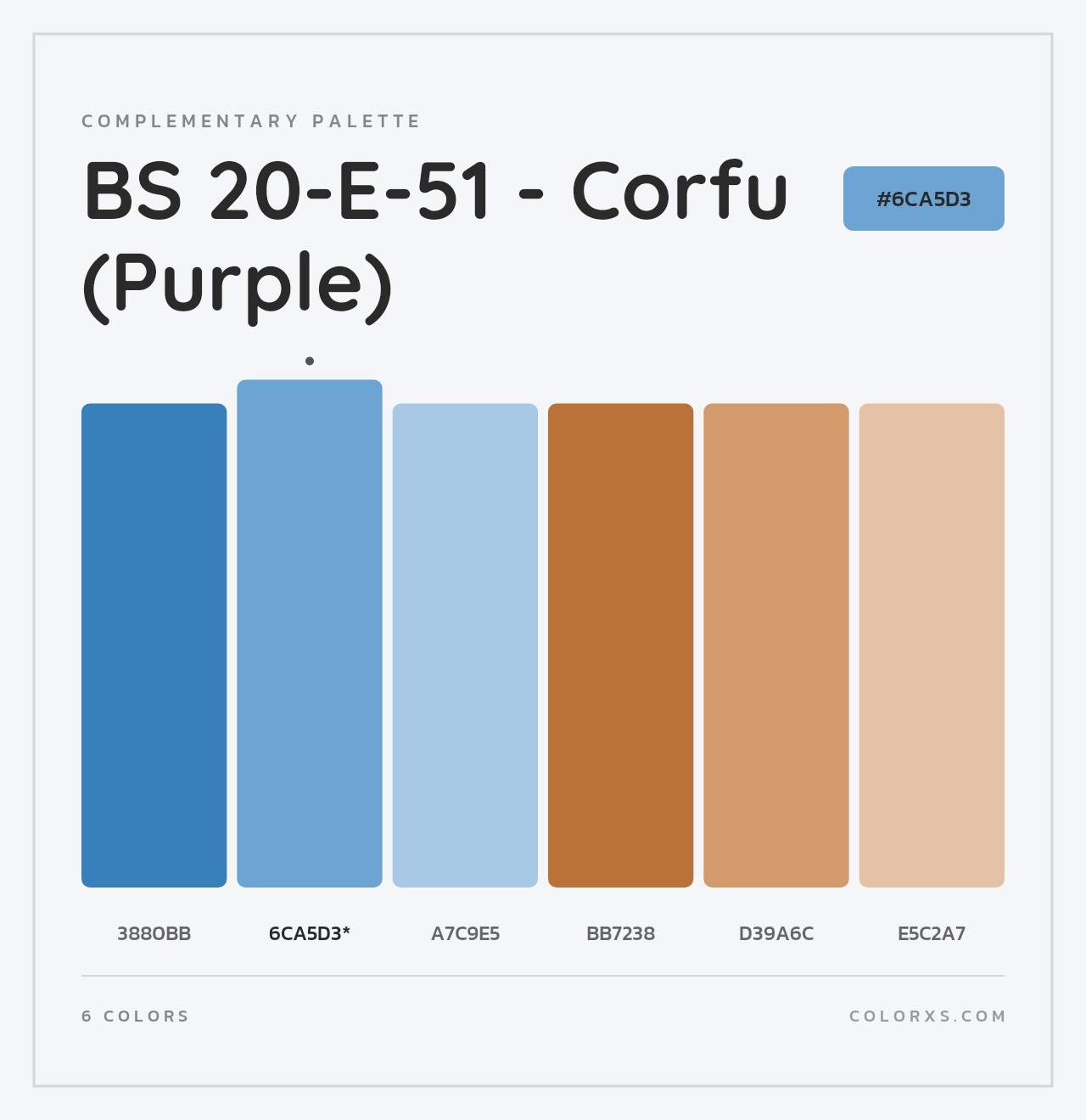 BS 20-E-51 - Corfu (Purple) - Complementary Color Palette
