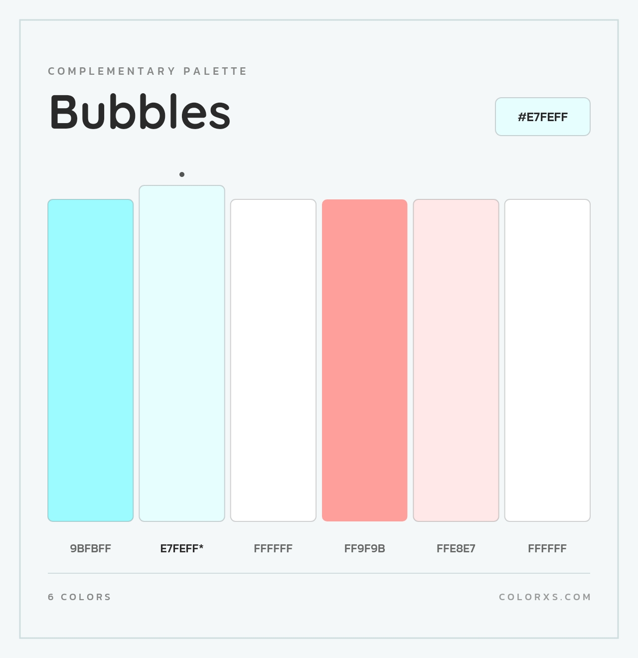Bubbles - Complementary Color Palette