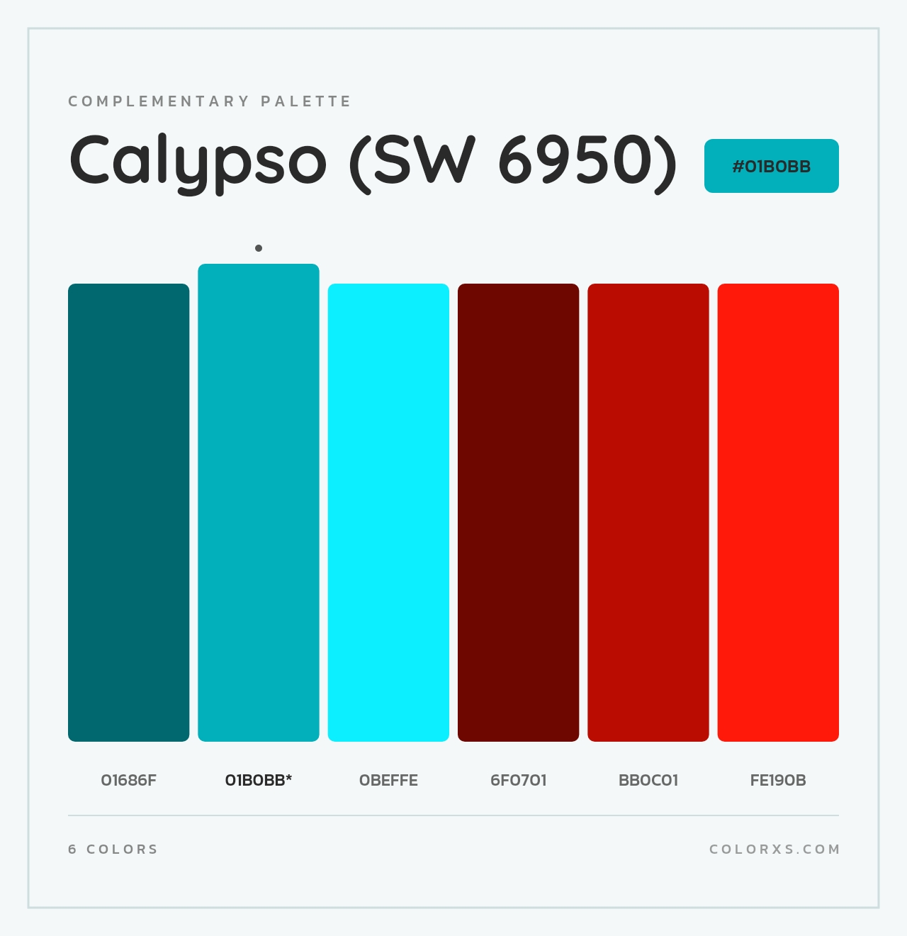 Calypso (SW 6950) - Complementary Color Palette