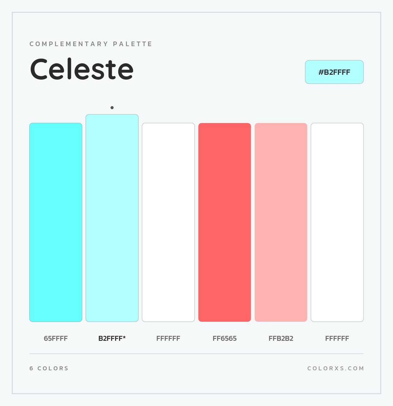 Celeste - Complementary Color Palette