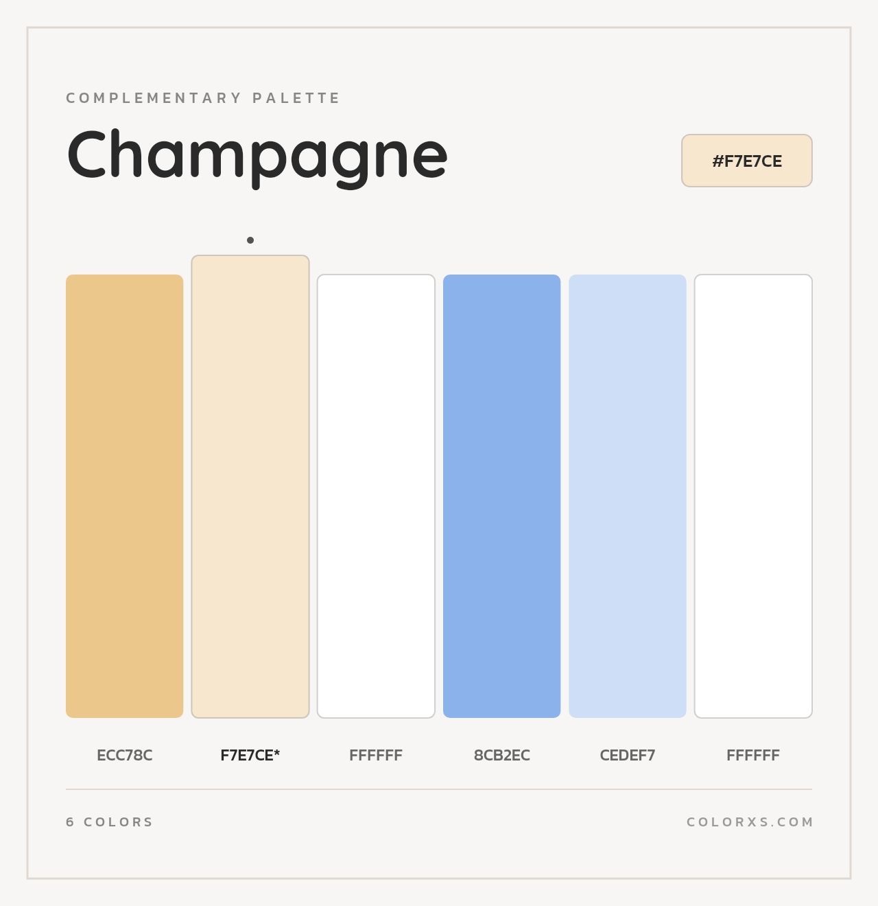 Champagne - Complementary Color Palette