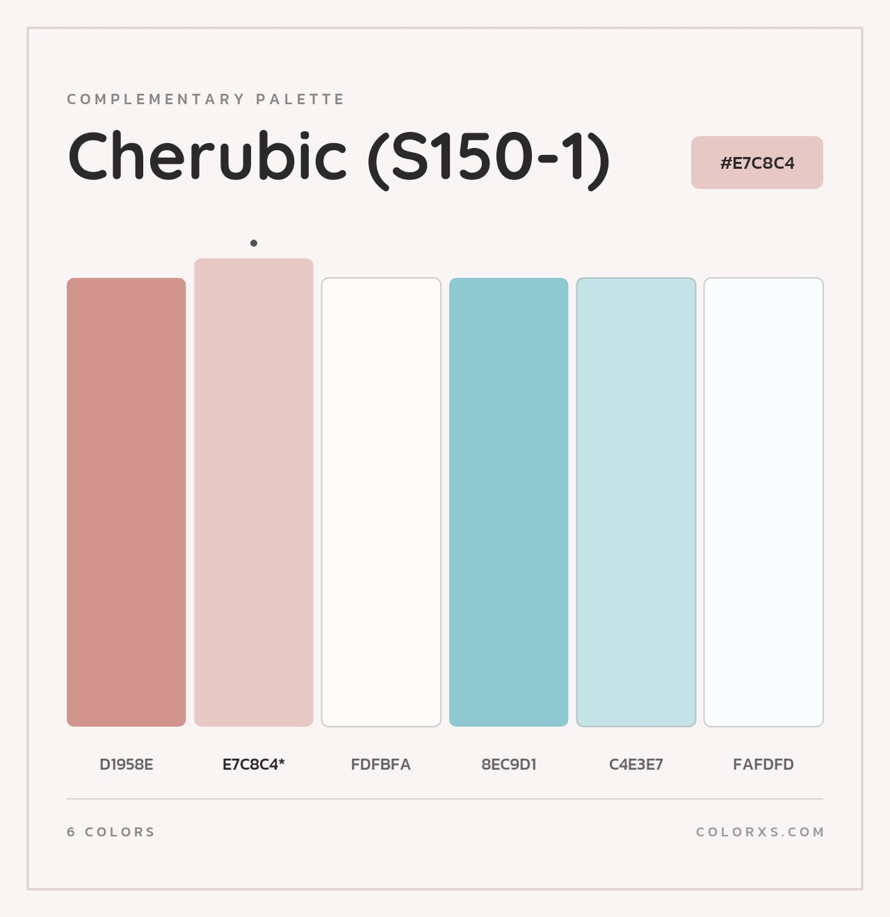 Cherubic (S150-1) - Complementary Color Palette