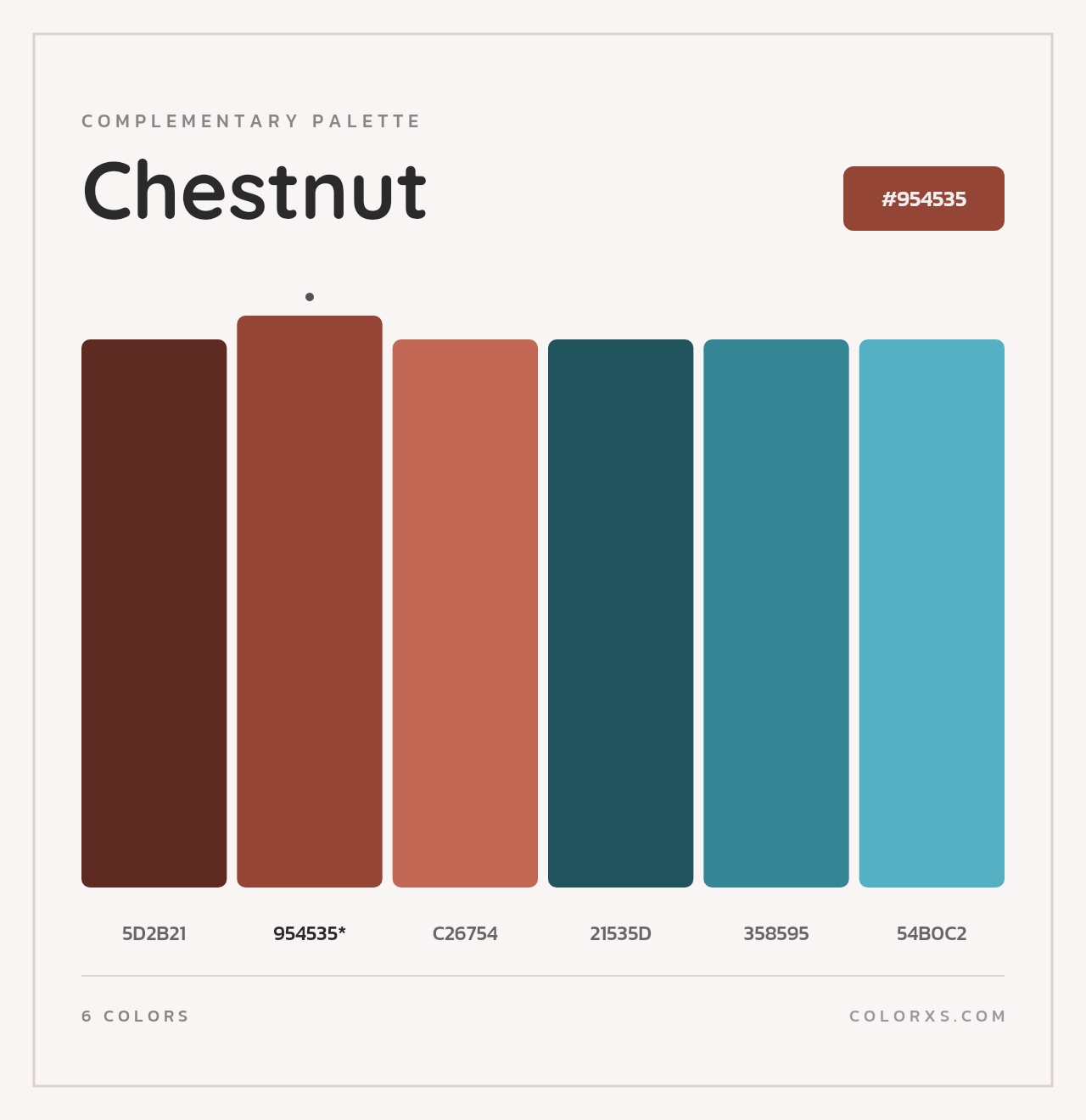 Chestnut - Complementary Color Palette