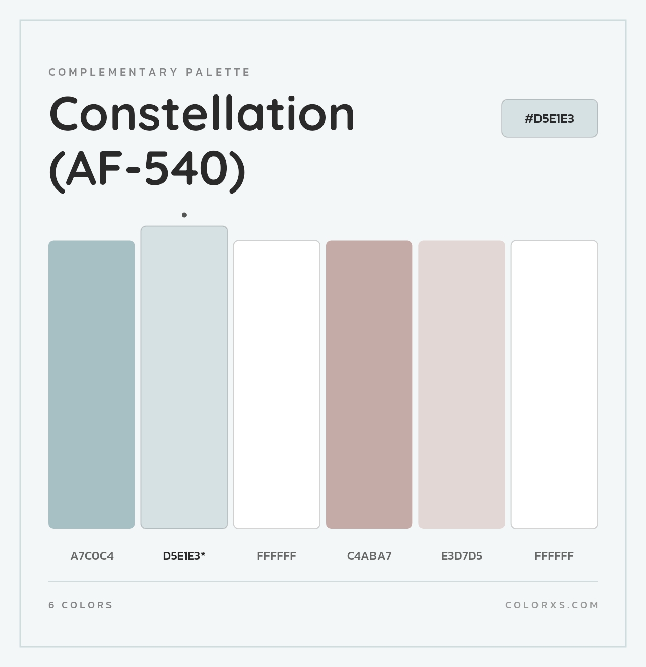 Constellation (AF-540) - Complementary Color Palette