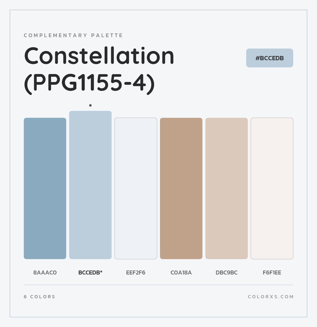 Constellation (PPG1155-4) - Complementary Color Palette