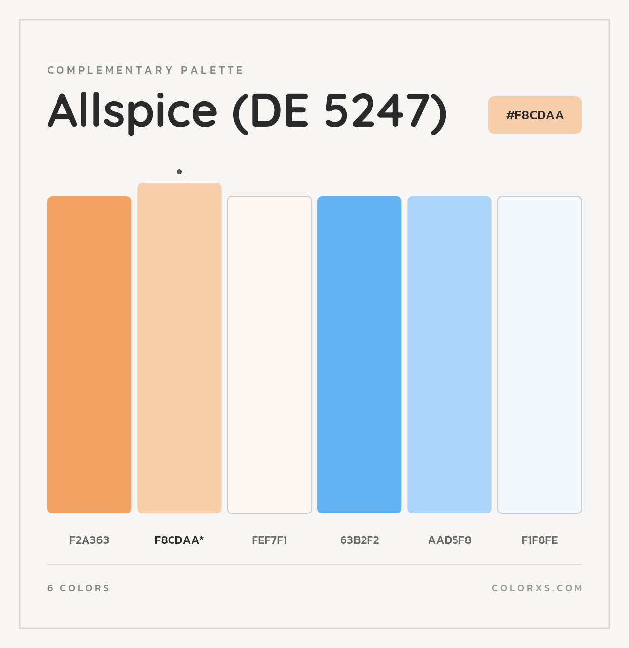 Allspice (DE 5247) - Complementary Color Palette