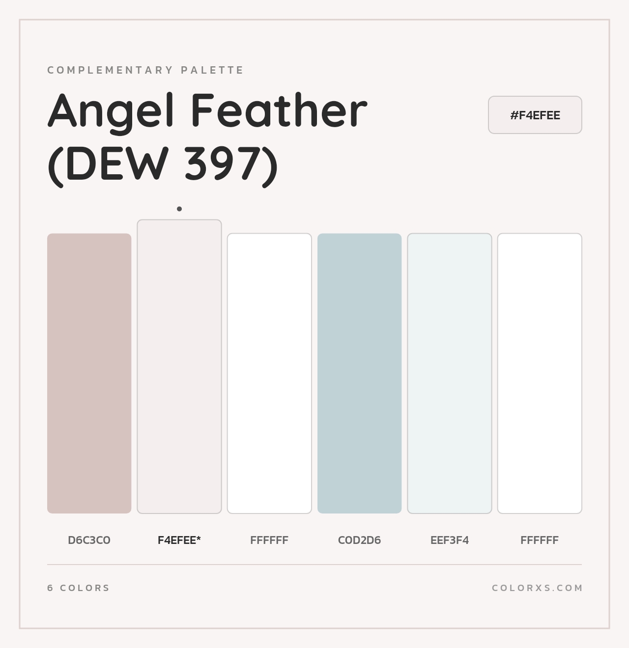 Angel Feather (DEW 397) - Complementary Color Palette
